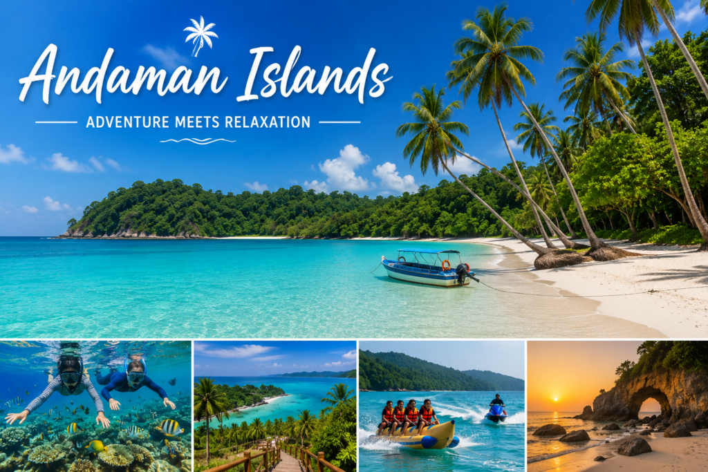 Andaman islands is one of the best vacation places in India